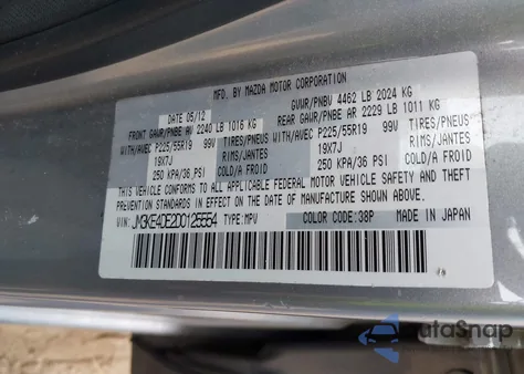 2013 Mazda Cx-5 Grand Touring from USA, damaged, VIN JM3KE4DE2D0125554